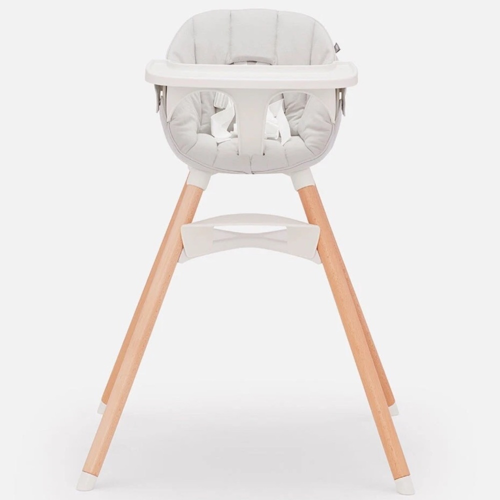Lalo High Chair Coconut (White), Like New